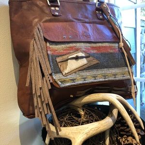 WESTERN!!!  Handmade, Up cycled leather bag.